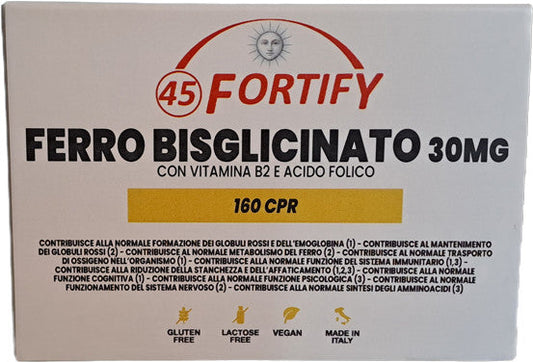 Ferro Bisglicinato: Integratore ad Alta Biodisponibilità | 45fortify