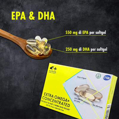EXTRA OMEGA CONCENTRATED EPA DHA 60 Softgel - 45 Fortify